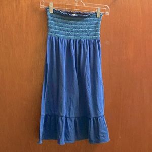 Kirra Blue Strapless Dress
